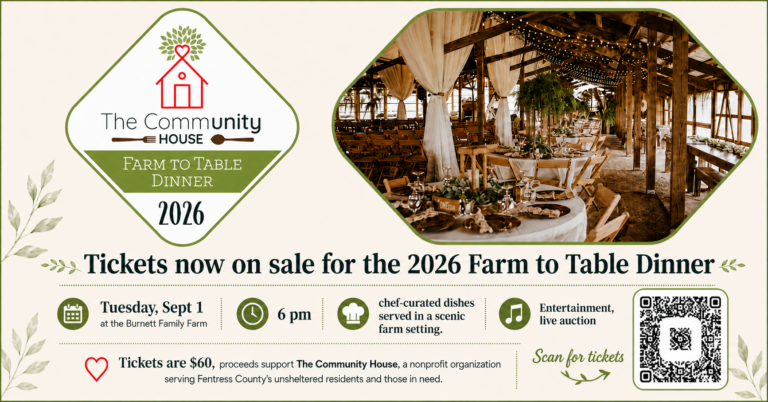 Fentress County Farm to Table event on Sept. 1 to benefit The Community House